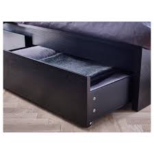 Visit us in store or online to find platform storage beds. Malm High Bed Frame 4 Storage Boxes Black Brown Luroy Queen Ikea