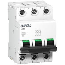 What are circuit breakers and how do they work? Max 4 Miniature Circuit Breakers 3 Pole 3 Modules 54mm 415v 50a 10ka