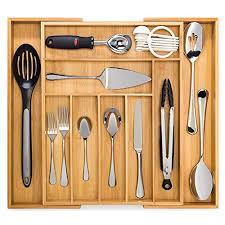 The expandable portion can be used for larger utensils like serving spoons. The Best Kitchen Drawer Organizers In 2021 Toptenreviewpro