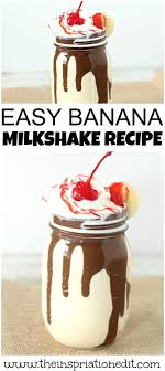 Banana Milkshake With Ice Cream Easy Recipe The Inspiration Edit Recipe Banana Milkshake Homemade Milkshake Banana Milkshake Recipe