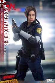 In Stock BROTOYS LR006 1/12 Jill Clair Cool Girl Action Figure Resident  Evil Game Apocalyptic Crisis 6" Full Set Soldier Model