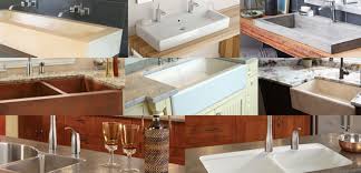 four of today's most popular sink styles
