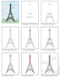 Let's learn how to draw eiffel tower easy follow my step by step eiffel tower drawing and i am sure you will be drawing it. How To Draw The Eiffel Tower Art Projects For Kids Eiffel Tower Painting Eiffel Tower Art Eiffel Tower Drawing