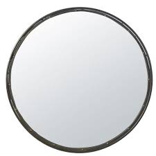 Miroir Rond En Metal Noir D120 Walter Miroir Metal Metal Noir Miroir Rond