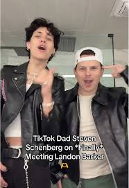 Wholesome Meeting Between Landon Barker and TikTok Dad