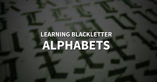 Practice your hand lettering with these 11 awesome and completely free hand lettering practice sheets for brush pens. Learning Blackletter Alphabets Free Downloadable Guides Jake Rainis