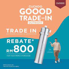 The cuckoo water filter is not a typical alkaline water machine or water ionizer, it relies on cuckoo is a popular water filter brand in asia and manufactures its water purifiers in south korea. Rebate Rm800 Cuckoo Prime X1 Outdoor Filter Shopee Malaysia