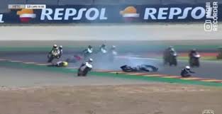 The rider was in the european talent cup and in this morning's race he had an accident at motorland aragón, and when trying to leave the track he was run over by another rider who was following at high speed. Nyga58jwiqj3pm