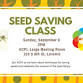 Seed Saving Class