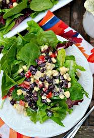 Black Bean And Corn Salad Recipe Cilantro Black Bean And Corn Salad Recipe Corn Salads Easy Healthy Recipes Cilantro Dressing