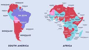 These names were given on the basis of the occupation of the name holder or the name holder's ancestors. Most Popular Last Name In Every Country In The World