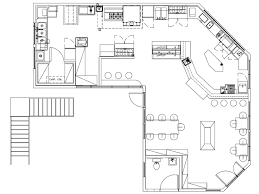 Appropriate amount of appliances for the size. Sample Drawing 02 Gif 800 600 Commercial Kitchen Design Kitchen Designs Layout Small Restaurant Design