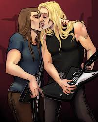 Rule 34 - 2boys Blonde Hair Brown Hair Closed Eyes Clothed Drool Gay  Grabbing Hair Guitar K1ngj0ve Kissing Large Pectorals Making Out  Metalocalypse Skwisgaar Skwigelf Sweat Toki Wartooth Tongue Tongue Kiss  Yaoi | 9043115