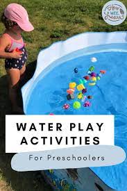 Water Play Ideas For Preschoolers How Wee Learn In 2021 Summer Preschool Activities Water Play Activities Kids Learning Activities