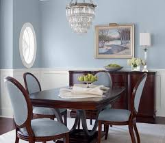 Lighter, silvery blues are favorites for bathrooms and bedrooms thanks to the serenity and calm this favorite color evokes. Photo Courtesy Of Valspar Reserve Thisoldhouse Com From Color Of The Month February 2015 Dusk B Light Blue Living Room Dining Room Blue Blue Living Room
