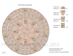 Pavers Circle Kit 4ft Layout Guide Photo Paver Patio Circular Patio Patio Pavers Design