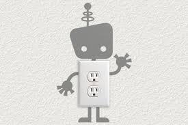 However, due to the limitations of html elements in creating patterns, shapes, and here i have compiled some amazing animated svg. Robot Light Switch And Outlet Decoration Svg Design 449193 Cut Files Design Bundles