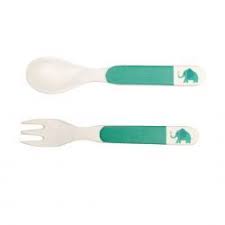 Fourchette Et Cuillere En Bambou Elvis L Elephant Vaisselle Bambou Bols