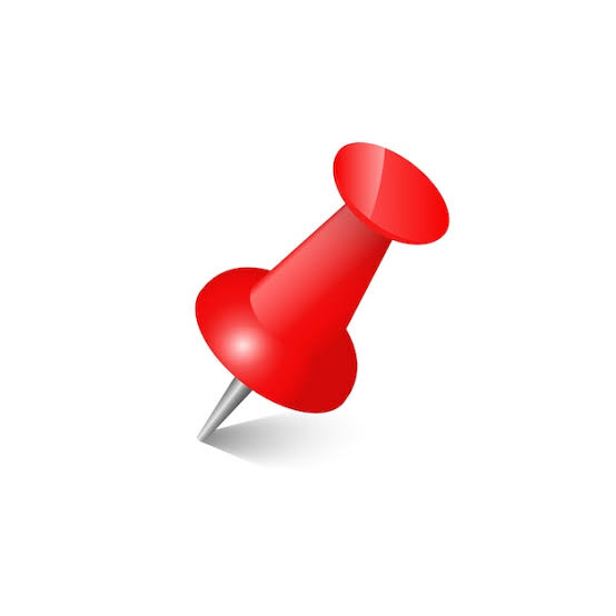 Alfinete de escritório push-up vector vermelho | Vetor Premium