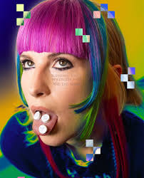 Hayley Williams for Good Dye Young 💙🩷💚💛💜