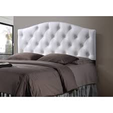 We did not find results for: Baxton Studio Myra Modern Full Size White Faux Leather Button Tufted Scalloped Headboard Bbt6505 White Full Hb