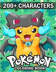 Cubone coloring page from generation i pokemon category. Pokemon Coloring Book 200 Characters Pokemon Coloring Pages Of The Most Extraordinary Pokemon Characters Recommended For Kids Ages 4 8 Unofficial Publication Blue 9798642282809 Amazon Com Books