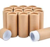 20pcs Kraft Paper Tubes with Lid, 10ml Round Paperboard Tubes, Kraft Paper  Containers for Crafts Caddy Coffee Cosmetic Pencils Gift Packaging