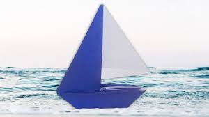 Comment Faire Un Catamaran En Origami Origami Bateau Origami Catamaran