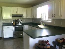 green colored countertops