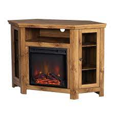 The cartwright corner electric fireplace is from southern enterprises inc. Walker Edison Casual Fireplace Tv Stand 48 In X 32 In Barnwood W48fpcrbw Rona