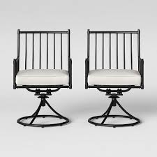 Fernhill 5pc Swivel Rocker Patio Dining Set White Threshold Patio Dining Chairs White Dining Chairs Patio Chairs