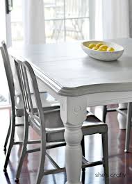 Grey Kitchen Tables Grey And White Painted Kitchen Table I Could Picture A Christmas Painted Kitchen Tables Grey Kitchen Table Kitchen Table Makeover
