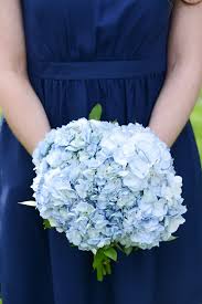 Silk hydrangea head pack with stems seperately in the same packages. Blue Hydrangea Bridesmaid Bouquet