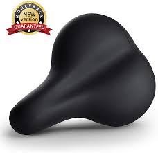 Well, an oversized bike seat can significantly improve your cycling experience. Amazon Com Xmifer Oversized Bike Seat Comfortable Bike Seat Universal Replacement Bicycle Saddle Waterproof Leather Bicycle Seat With Extra Padded Memory Foam Bicycle Seat For Men Women Black Sports Outdoors