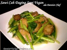 1 sdm minyak sayur 1 siung bawang putih, cincang 2 siung bawang merah, cincang 200 g tahu putih, potong kecil 5 buah jamur hioko, potong kecil 1 sdm saus. Masakan Vegetarian Dentist Chef