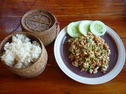 Just grab or scoop a bite full and shovel that baby in your mouth. Why Sticky Rice Is The Traditional Cuisine Of Laos