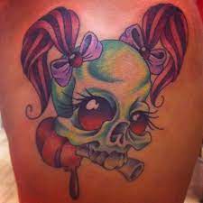Girly Skull Tattoo Www Cashandglory Nl Amsterdam Based Tattoo And Piercing Shop Girly Skull Tattoos Skull Girl Tattoo Bow Tattoo