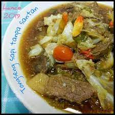 Masak Ala Mom Nayla Resep Tongseng Sapi Tanpa Santan Ala Mak Elok Resep Makanan Makanan Resep