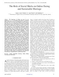 Search through our single parents support etc. Pdf The Role Of Social Media On Online Dating And Sustainable Marriage