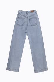 Quần jeans ống suông màu xanh nhạt QJ-06 | Thời trang công sở K&K Fashion