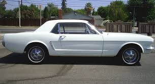 Image result for Wimbledon White 1964 Mustang