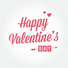 Wrapped in red and white like a box of valentine's day chocolates, the intro slide to this classic looking religious powerpoint template is ready for greetings and your sermon outline on god's love. Happy Valentine S Day Card Type Stock Vector Colourbox