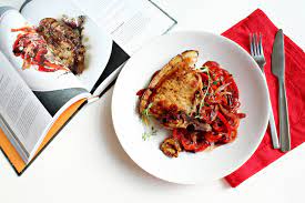 Then, chop an apple and radicchio. Gordon Ramsay S Pork Chop With Sweet Sour Peppers My Kitchen Of Love