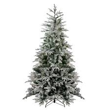 There are 320 christmas tree prelit for sale on etsy, and they cost $78.55. Northlight 7 5 Pre Lit Flocked Winfield Fir Artificial Christmas Tree Clear Lights Target