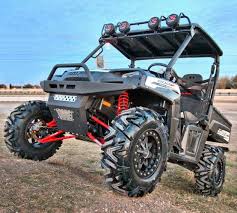 2013 Polaris Ranger Xp With Eps Wheels And Tires From Colorado Components Seizmik Halogen Light Bar Custom Bumpers Front Polaris Ranger Ranger Atv Ranger
