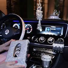 Crystal Diamond Steeringwheelcover Women Girls Car Accessories Rhinestone Ornaments Girly Car Accessories Car Accessories For Girls Cute Car Accessories