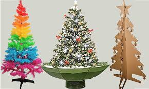 Christmas tree decorating started way back in 16th century germany, and has since been carried when choosing the decor for your own christmas tree, it's important to represent your own style and. Cascading Snowing Christmas Tree 1 7 Mred Umbrella Base Xmas Tree Led Lights Hombuilt Com