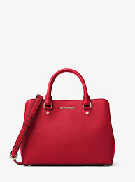 MICHAEL KORS 中国官方在线精品店- Savannah 中号皮质手提包