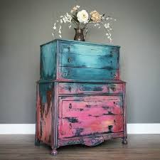 Trwmodernvintage Neo Rr Com On Instagram Honestly I Wasnt Going For A Sunset Look When I Was Working On This Pi In 2020 Painted Furniture Redo Furniture Furniture Diy