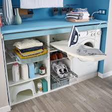Une Buanderie Astucieuse Amenagement Buanderie Rangement Cellier Rangement Aspirateur